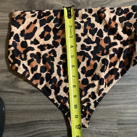 Duostick High Waisted Bikini Swimwear Leopard Size S - Picture 5 of 9
